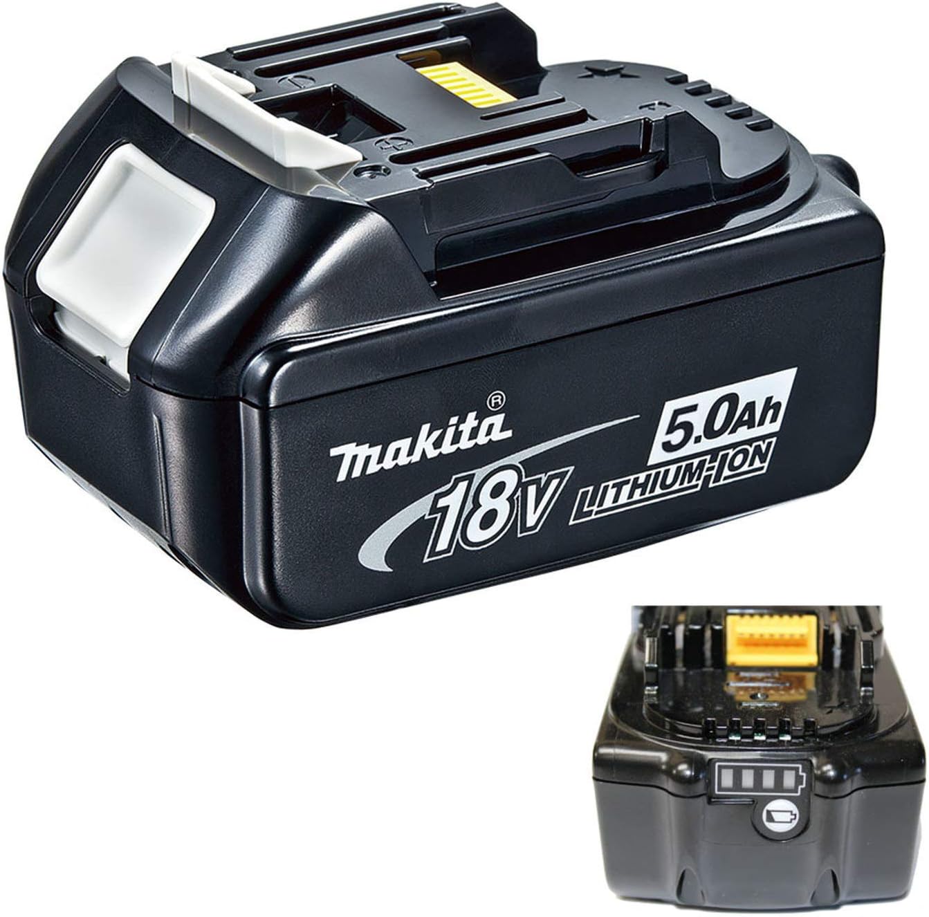 Makita 18V 5.0Ah Battery Twin Pack (BL1850B-2) + FREE 18pc HSS Drill Bit Set