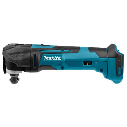 Makita DTM51Z Cordless Multi-Tool Kit – Includes 2 x 5.0Ah Batteries | 18V | Blue